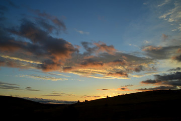 Obraz premium Ciel crépusculaire