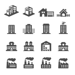 building icon set 2, vector eps10