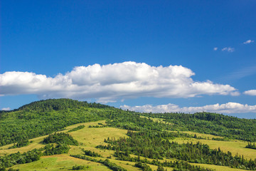 Beautiful panoramic mountain landscape