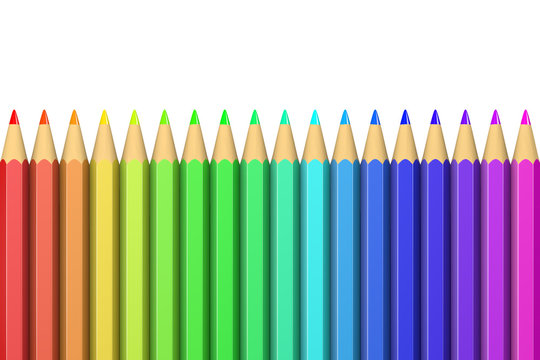 Collection of Colorful Crayons
