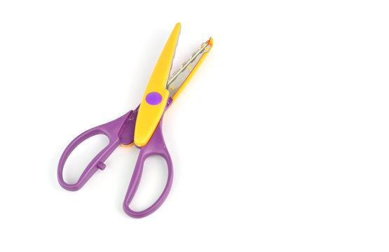 Used Serrated Color Scissors