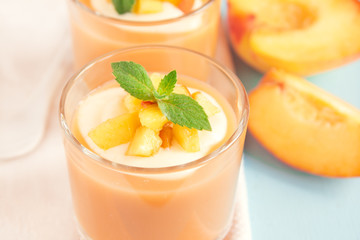 Peach smoothie