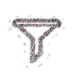 group  people  shape  funnel