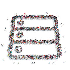 group  people  shape  abstract symbol