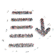 group  people  shape sheet  letter