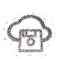 group  people  shape  cloud