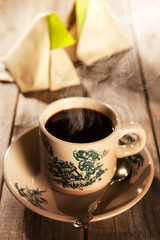 Traditional Malaysian kopitiam breakfast