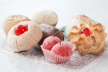 Italian almonds pastries