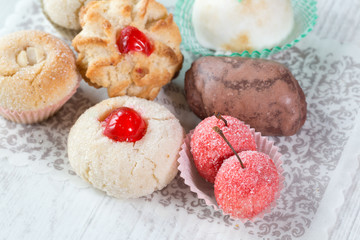 Italian almonds pastries