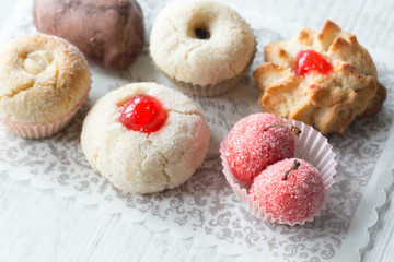 Italian almonds pastries