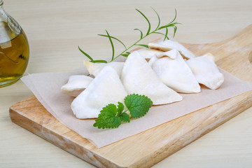 Raw potato dumplings