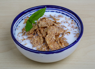 Cornfalkes breakfast