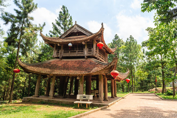 Fototapeta premium Vietnam temple in Hanoi