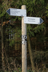 Wanderwegweiser Extertalpfad