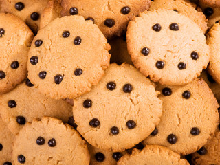 Homemade cocoa cookies