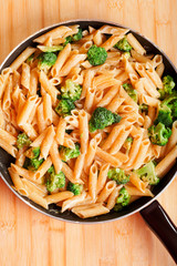 Penne with broccoli