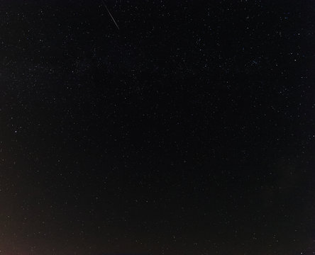 Perseids Meteor Shower. Atronomy Night Photography