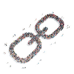 group  people shape link