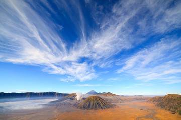 Bromo volcano at sunrise, East Java, Indonesia