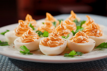 Stuffed eggs