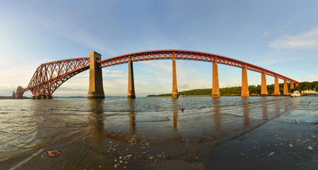The Forth Bridge, Edinburgh, Scotland - panorama