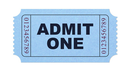 Admit one ticket