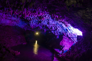 bright and colorful cave Abrskil