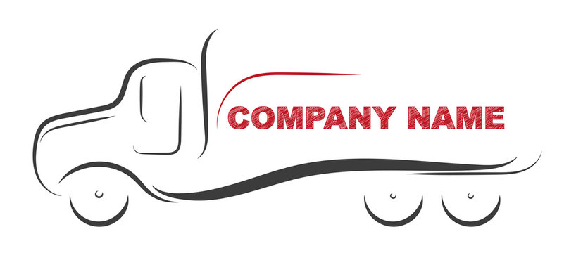Gezeichneter Truck | LKW | Logo