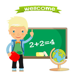 Back to school design. Vector illustration