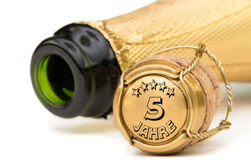 Champagner 5 Jahre Jubiläum