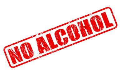NO ALCOHOL red stamp text