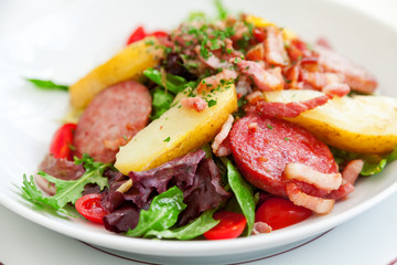 Gourmet salad in Cannes