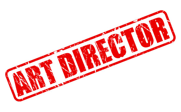 Art Director red stamp text