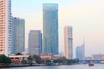 Fototapeta premium Bangkok skyline