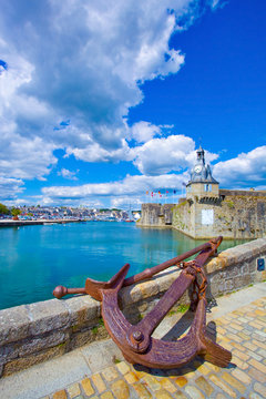 Concarneau, entr&eacute;e de la ville close, Bretagne,
