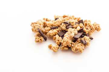 Cereals with chocolate