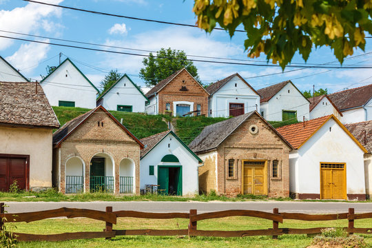 Hungarian Wine Houses And Basements