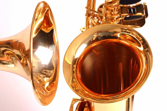 Trompete und Saxofon