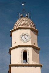 Obraz premium Bell tower cathedral Agerola village