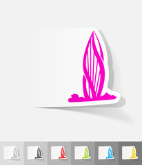 realistic design element. dubai building