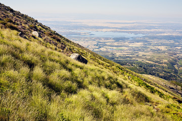 EmbalSe de Rosarito desde la Sierra de Gredos. Ávila