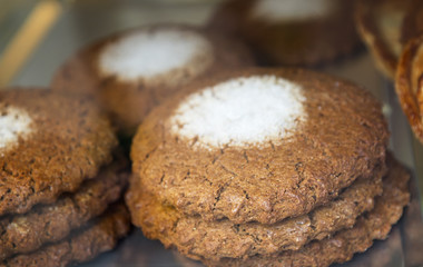 Cookies close-up