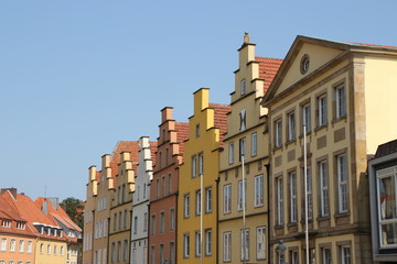 Fototapeta na wymiar Häuser in Osnabrück