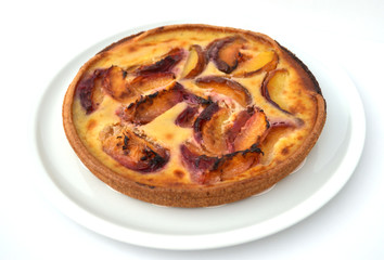 tarte aux pêches