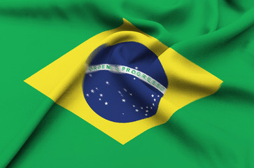 Fabric Flag of Brazil