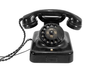 altes telefon mit wählscheibe