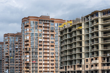 a set of new high-rise residential buildings