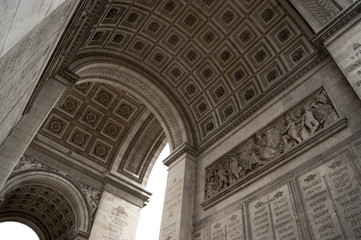 Techo del Arco del Triunfo en París