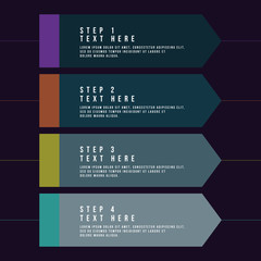 Fototapeta premium Business Infographics Minimal style Vector illustration. can be used for workflow layout, banner, diagram, number options, step up options, web design.