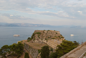 Naklejka na ściany i meble Old fortress of Corfu